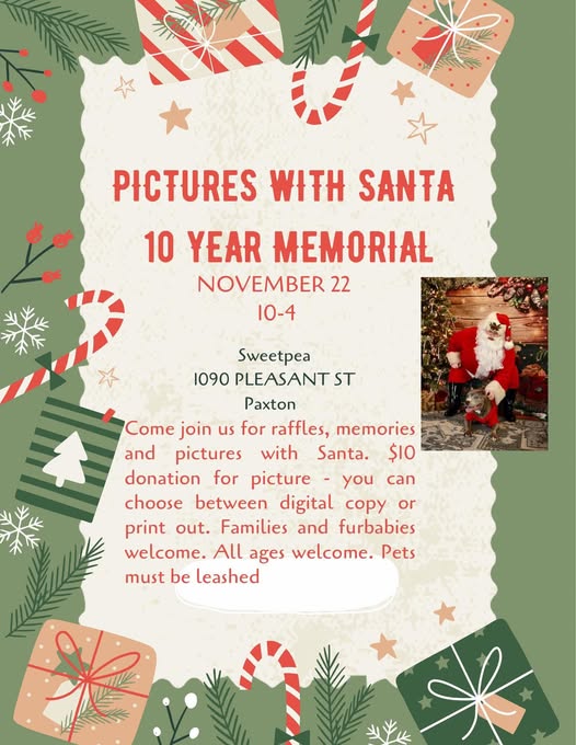 Pictures with Santa flyer