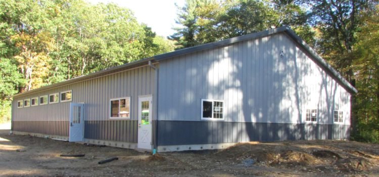 Photo of new shelter building - shell.
