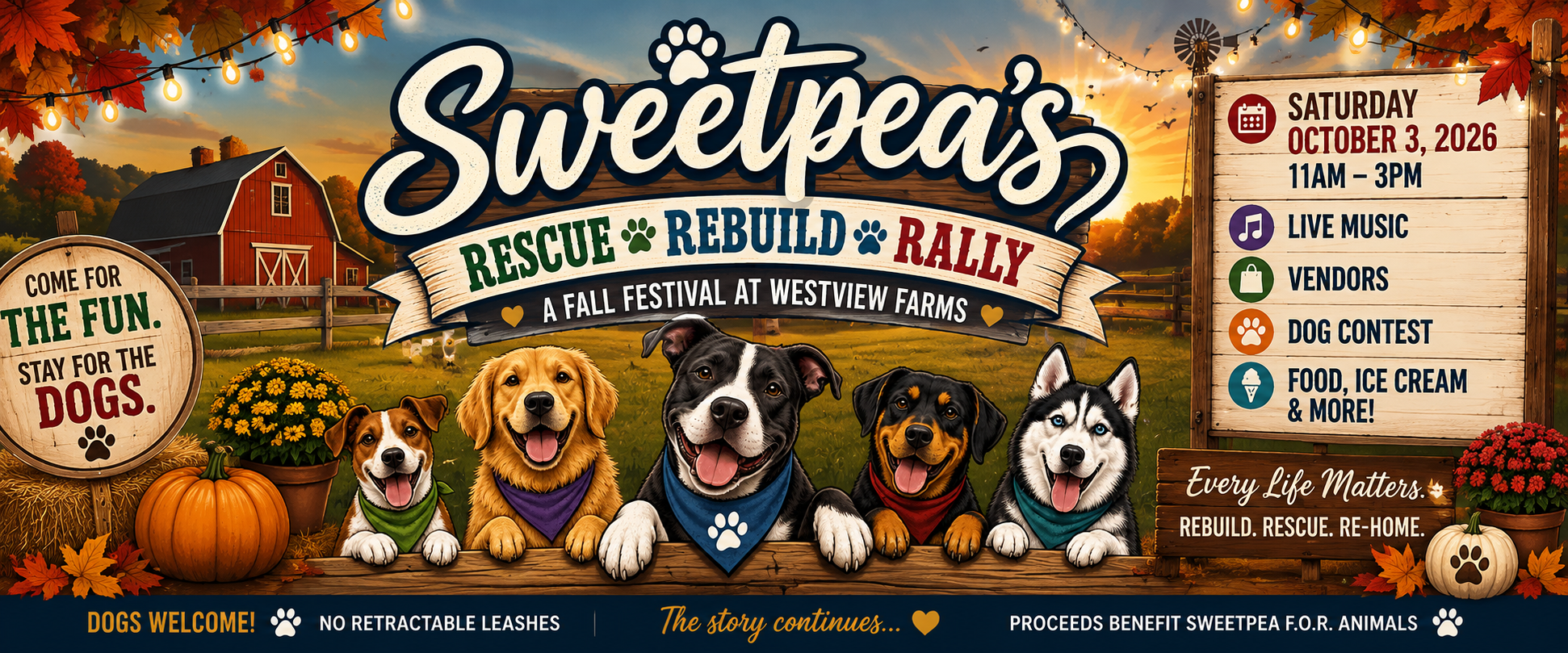 Sweetpea’s Rescue Rebuild Rally: A New Name, Powerful Start